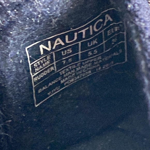 Nautica Navy Blue Knit Espadrilles Flats - Picture 10 of 10